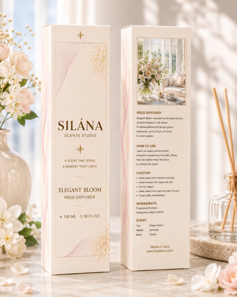 ກ້ານຫອມປັບອາກາດ - Elegant Bloom